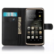 Чехол с визитницей для ZTE Axon mini (черный) Чехол с визитницей для ZTE Axon mini (черный)