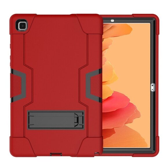 Гибридный TPU чехол для Samsung Galaxy Tab A7 (2020), Galaxy Tab A7 (2022) SM-T500, SM-T505, SM-T509 - 10,4 дюйма (красный + черный) Гибридный TPU чехол для Samsung Galaxy Tab A7 (2020), Galaxy Tab A7 (2022) SM-T500, SM-T505, SM-T509 - 10,4 дюйма (красный + черный)