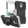 Чехол Hybrid Armor для Meizu M3 / M3s (черный + белый)
