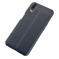 Чехол-накладка Litchi Grain для Meizu E3 (темно-синий)