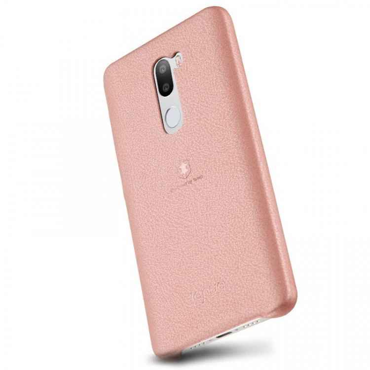 Кожаная накладка LENUO для Xiaomi Mi5S Plus (розовый)