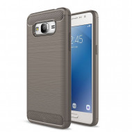 Чехол-накладка Carbon Fibre для Samsung Galaxy J2 Prime SM-G532F (серый)