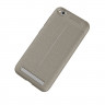 Чехол-накладка Litchi Grain для Xiaomi Redmi 5A (серый)