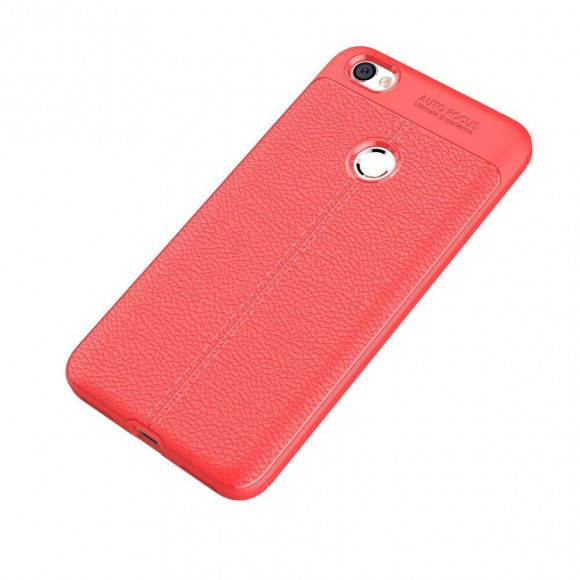Чехол-накладка Litchi Grain для Xiaomi Redmi Note 5A / 5A Prime (красный)