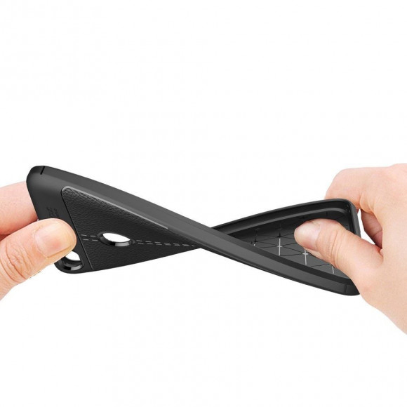 Чехол-накладка Litchi Grain для Xiaomi Redmi Note 5A / 5A Prime (красный)