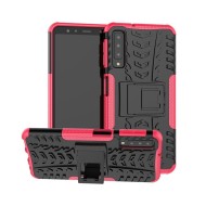 Чехол Hybrid Armor для Samsung Galaxy A7 (2018) (черный + розовый) Чехол Hybrid Armor для Samsung Galaxy A7 (2018) (черный + розовый)