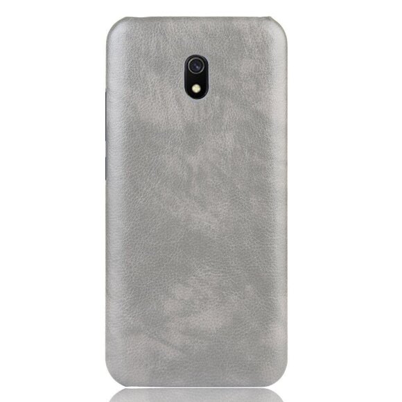 Кожаная накладка-чехол для Xiaomi Redmi 8A (серый) Кожаная накладка-чехол для Xiaomi Redmi 8A (серый)