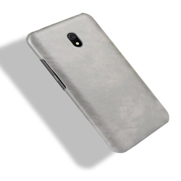 Кожаная накладка-чехол для Xiaomi Redmi 8A (серый) Кожаная накладка-чехол для Xiaomi Redmi 8A (серый)