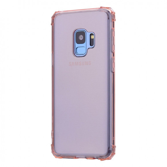 Силиконовый чехол с усиленными бортиками для Samsung Galaxy S9+ (Plus) (розовый) Силиконовый чехол с усиленными бортиками для Samsung Galaxy S9+ (Plus) (розовый)