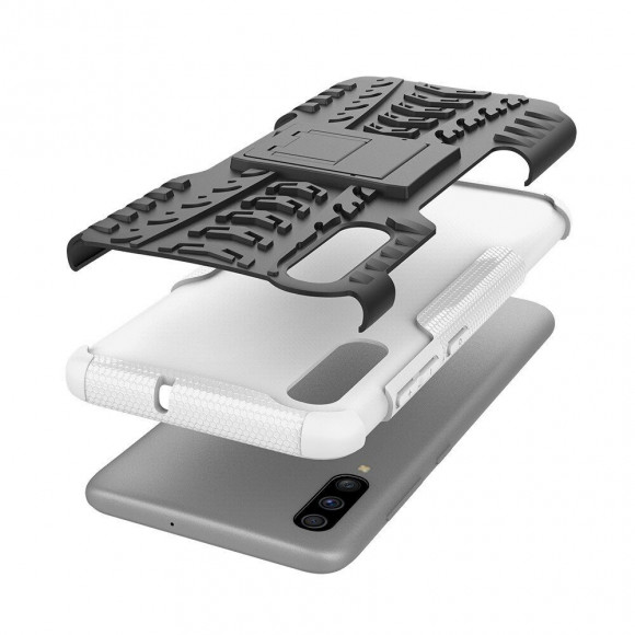 Чехол Hybrid Armor для Samsung Galaxy A70 (черный + белый) Чехол Hybrid Armor для Samsung Galaxy A70 (черный + белый)