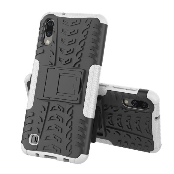 Чехол Hybrid Armor для Samsung Galaxy M10 (черный + белый) Чехол Hybrid Armor для Samsung Galaxy M10 (черный + белый)