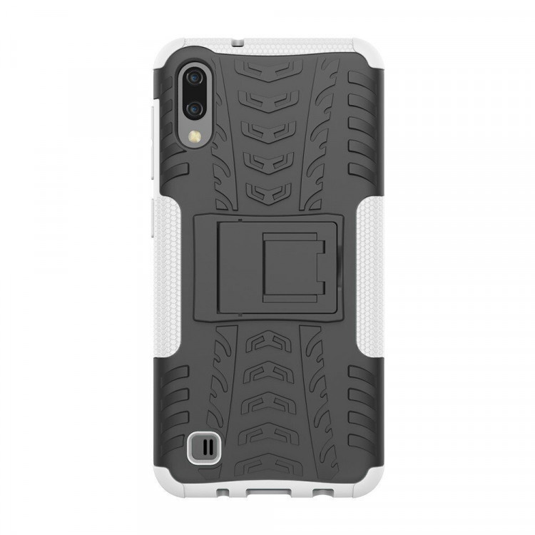 Чехол Hybrid Armor для Samsung Galaxy M10 (черный + белый)