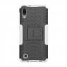 Чехол Hybrid Armor для Samsung Galaxy M10 (черный + белый)