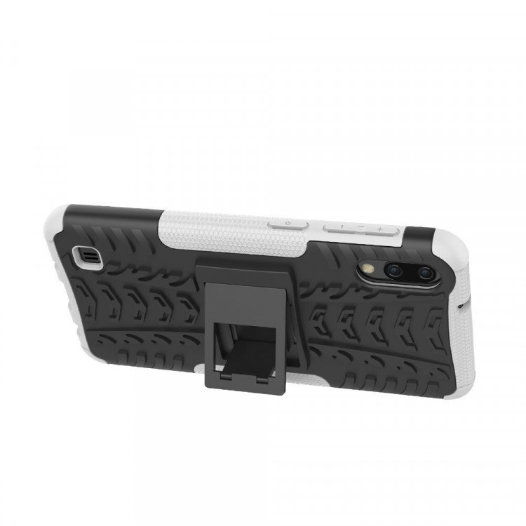 Чехол Hybrid Armor для Samsung Galaxy M10 (черный + белый)