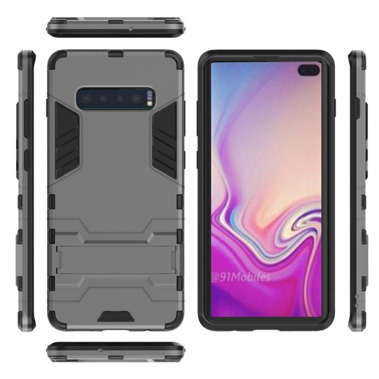 Чехол Duty Armor для Samsung Galaxy S10+ (Plus) (серый)