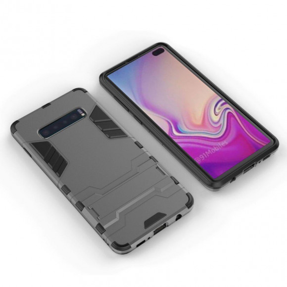Чехол Duty Armor для Samsung Galaxy S10+ (Plus) (серый) Чехол Duty Armor для Samsung Galaxy S10+ (Plus) (серый)