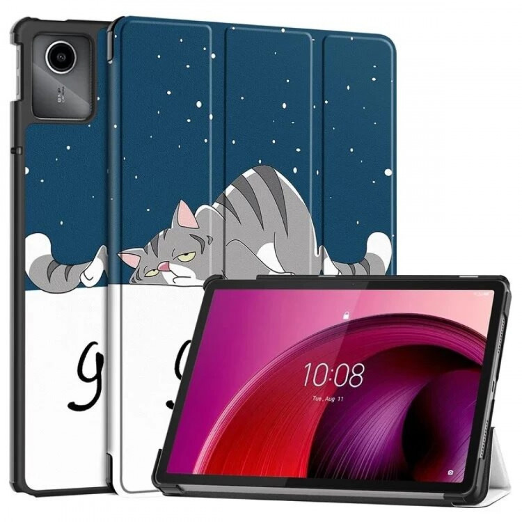 Чехол для Lenovo Tab M11, Xiaoxin Pad 11 2024 (Good Night Cat)