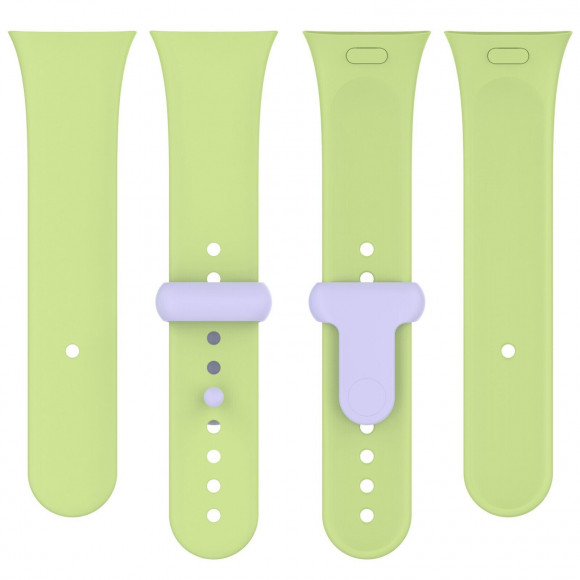 Силиконовый ремешок для Xiaomi Redmi Watch 3, Mi Watch Lite 3 (светло-зеленый)
