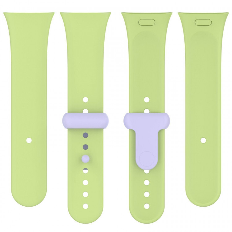 Силиконовый ремешок для Xiaomi Redmi Watch 3, Mi Watch Lite 3 (светло-зеленый)