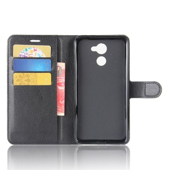 Чехол с визитницей для Huawei Enjoy 7 Plus (черный) Чехол с визитницей для Huawei Enjoy 7 Plus (черный)