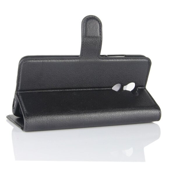 Чехол с визитницей для Huawei Enjoy 7 Plus (черный) Чехол с визитницей для Huawei Enjoy 7 Plus (черный)