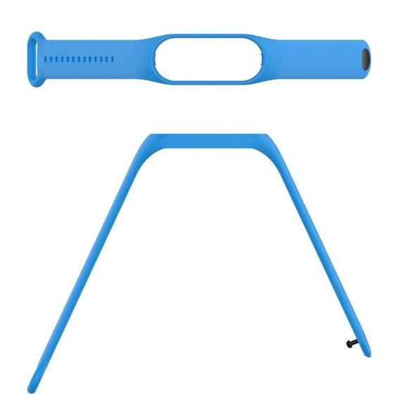 Силиконовый ремешок для Xiaomi Mi Band 7 (голубой)