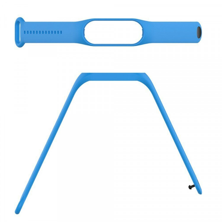 Силиконовый ремешок для Xiaomi Mi Band 7 (голубой)