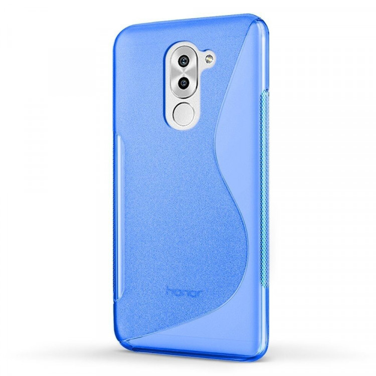 Нескользящий чехол для Huawei Honor 6x 2016 (голубой)