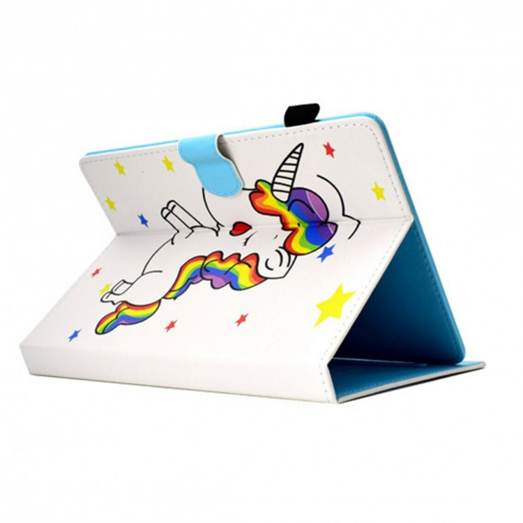 Универсальный чехол Coloured Drawing для планшета 10 дюймов (Unicorn)