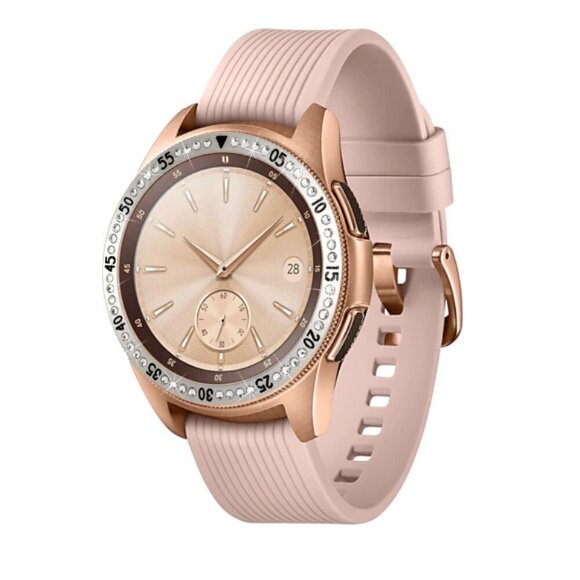 Декоративная накладка для Samsung Galaxy Watch 46мм (серебряный) Декоративная накладка для Samsung Galaxy Watch 46мм (серебряный)