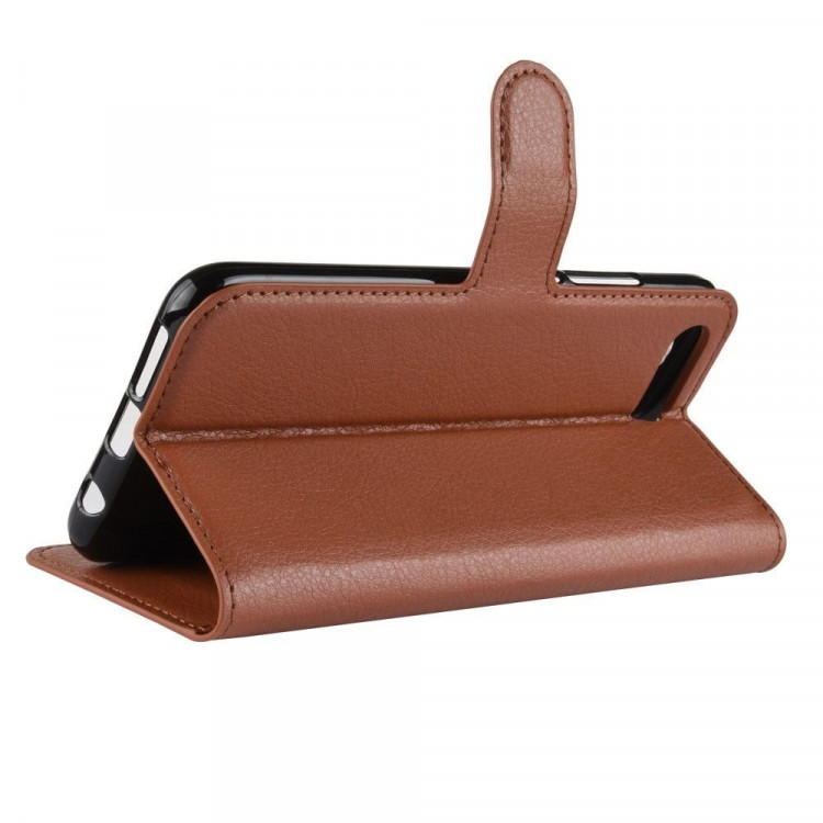 Чехол с визитницей для Huawei Honor 10 (коричневый)