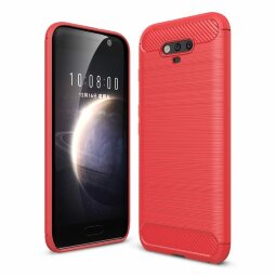 Чехол-накладка Carbon Fibre для Huawei Honor Magic (красный)