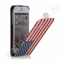 Вертикальный чехол American flag для iPhone 5