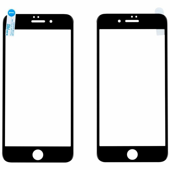 Защитное стекло 3D для iPhone 6 Plus / 6S Plus (черная окантовка) Защитное стекло 3D для iPhone 6 Plus / 6S Plus (черная окантовка)