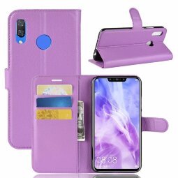 Чехол с визитницей для Huawei Nova 3 (фиолетовый)