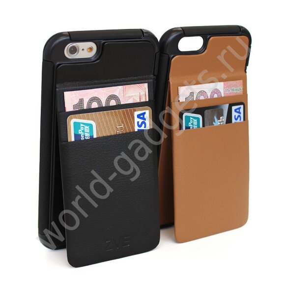 Чехол ZVE для iPhone 6 (коричневый) Чехол ZVE для iPhone 6 (коричневый)