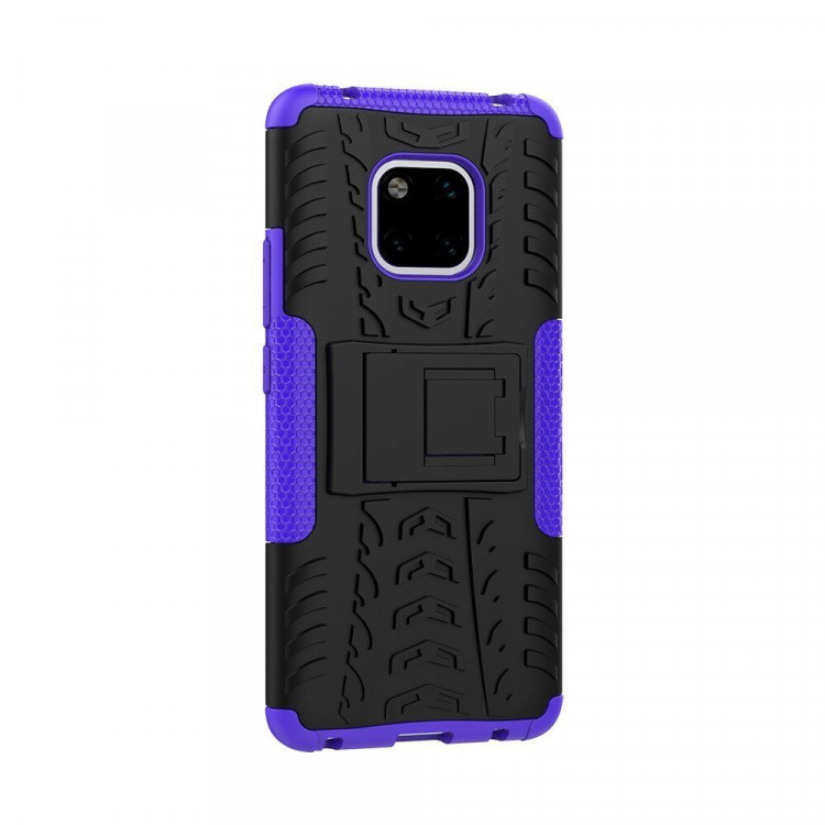 Чехол Hybrid Armor для Huawei Mate 20 Pro (черный + фиолетовый)