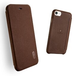 Чехол LENUO для iPhone 7 (коричневый)