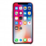 Силиконовый чехол Mobile Shell для iPhone XS / iPhone X (розовый)