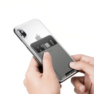 Чехол для кредитных карт Baseus back stick silicone card bag Dark grey ACKD-A0G