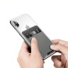 Чехол для кредитных карт Baseus back stick silicone card bag Dark grey ACKD-A0G