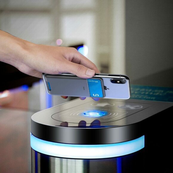 Чехол для кредитных карт Baseus back stick silicone card bag Dark grey ACKD-A0G Чехол для кредитных карт Baseus back stick silicone card bag Dark grey ACKD-A0G