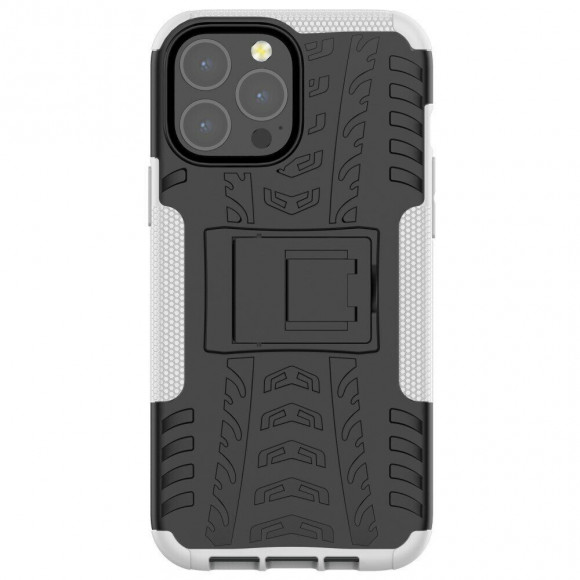 Чехол Hybrid Armor для iPhone 13 Pro Max (черный + белый) Чехол Hybrid Armor для iPhone 13 Pro Max (черный + белый)