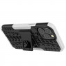 Чехол Hybrid Armor для iPhone 13 Pro Max (черный + белый)