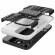Чехол Hybrid Armor для iPhone 13 Pro Max (черный + белый)