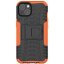 Чехол Hybrid Armor для iPhone 13 (черный + оранжевый)