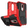 Чехол Hybrid Armor для Motorola Moto M (черный + красный)