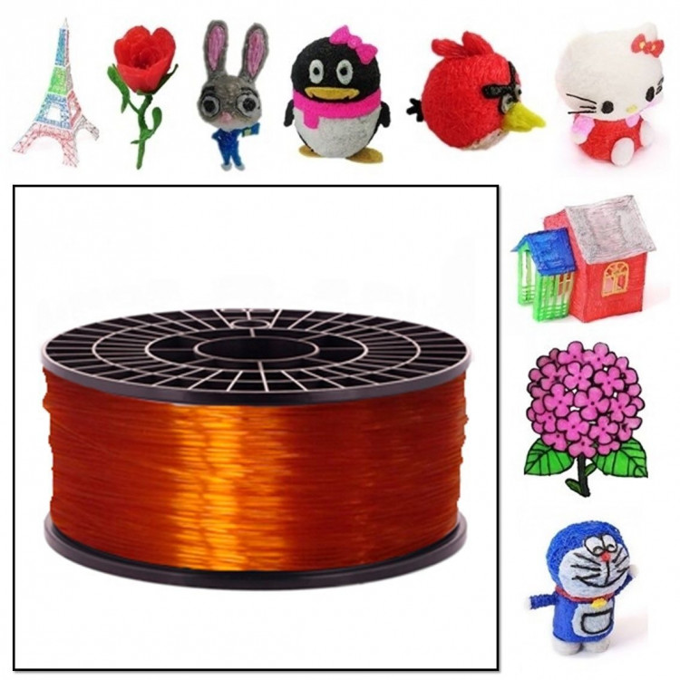 Нить SBS GLASS пластика под 3D ручку - 10 метров (Янтарная комната)