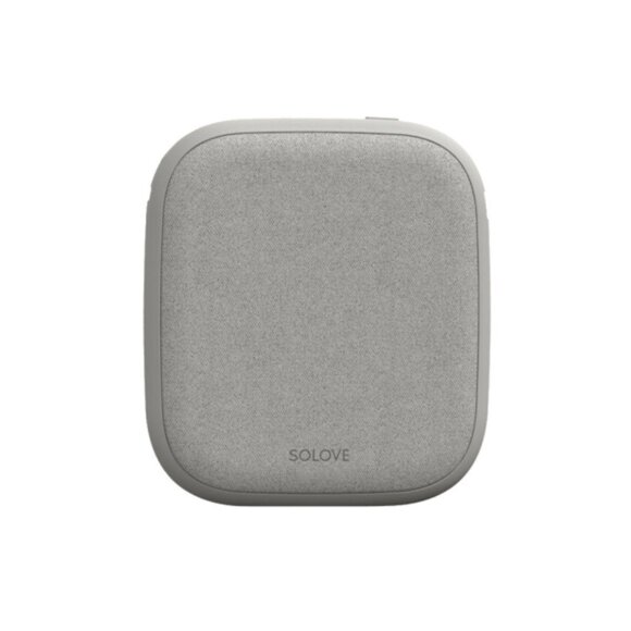 Внешний аккумулятор с беспроводной зарядкой Xiaomi Solove Wireless Charging Treasure W5  (серый)