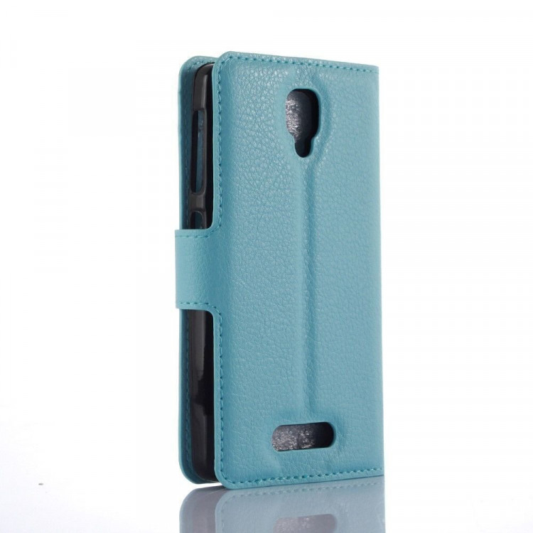 Чехол с визитницей для Lenovo A1000 (голубой)